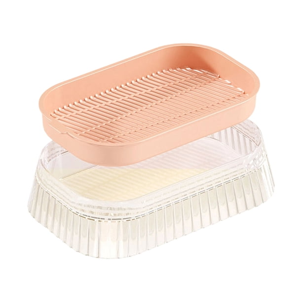 Caja De Plántulas Hidropónicas Caja de cultivo hidropónico transparente, bandeja para plántulas sin tierra para una cosecha fácil (rosa, 1 unidad) JASKFLY