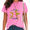 1-Pink, variant on UNISHE Women Clever Wordplay Graphic T-shirts Washed Vintage Style Short Sleeve Crewneck Tops Funny Star Rat Design Tees Casual Holiday
