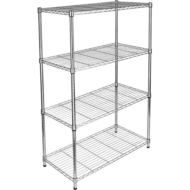 Simple Deluxe 5 Tier Shelving Unit Metal Large Storage Shelves Heavy