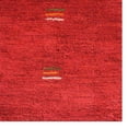 thumbnail image 3 of Rugsotic Carpets Handmade Rugs Hand Knotted Loom Rectangle 5'x8' Red Silk Mix for Indoor Use, 3 of 5