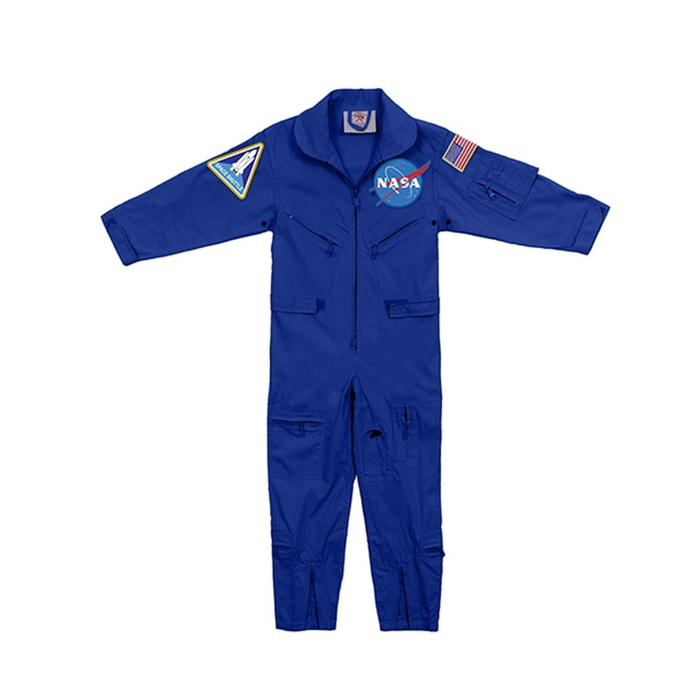 Rothco 7209 Kids Blue NASA Flight Coveralls - L - Walmart.com - Walmart.com