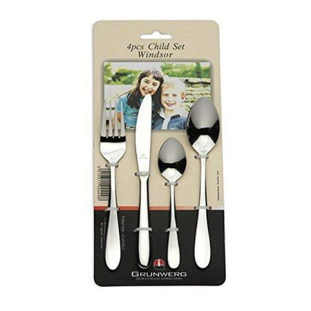 WMF Princess Anneli Kids Cutlery Set – 4-Piece Stainless Steel Silverware For Toddlers 3+
