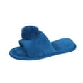 thumbnail image 2 of Popeez Girls's Lovely Pom-Pom House Slipper 2/3, Blue, 2 of 5