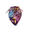 thumbnail image 2 of Ambesonne Cat Unisex Bandana, Trippy Funny Kitty Disco Scene, , Fuchsia Multicolor, 2 of 4