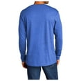 thumbnail image 2 of Mafoose Men's 24/7 Comfort Soft Tri-Blend Long Sleeve T-Shirt Heather Royal 4X-Large, 2 of 4