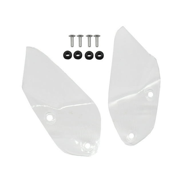 Ruiboury All-Weather Windscreen Plate Side Panel For Versatile Durable Windshield Panel Deflects Relever Transparent Color 3Set