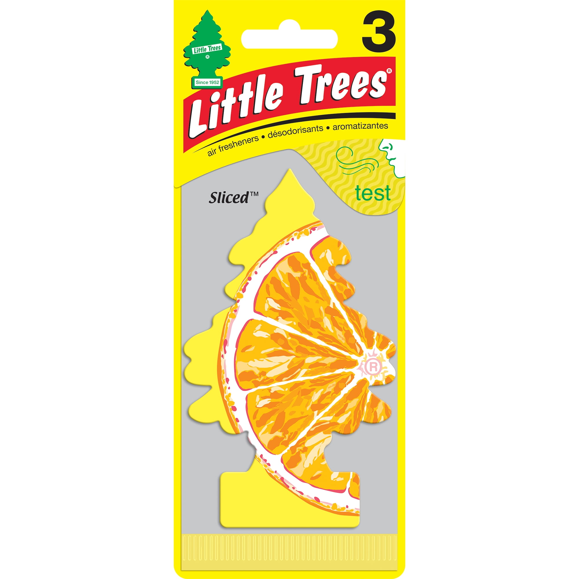 Little Trees Air Freshener Sliced Fragrance 3-Pack