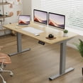 thumbnail image 5 of Homall Height Adjustable Sit-Stand Desk Frame Width 39~63in Dual Motor Maximum Adjustable Height 47.2 in Ergonomic, Gray, 5 of 7