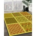 thumbnail image 2 of Ahgly Company Indoor Round Patterned Dark Bisque Brown Area Rugs, 5' Round, 2 of 6