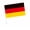 A, variant on Germany Car Flags, 12x18 Inch Double-sided German Car Flag with 17" Flagpole, Made from Waterproof Polyester, No-Drill Easy Clip-on Installation for Most Vehicle Window - 1 pcs