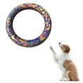 thumbnail image 2 of dnusflzt Indestructible Dog Toys,EVA Lightweight Floating Dog  Aggressive Chewers Flying Discs Toy Animal Training Ring for Pet Supplies, 2 of 4