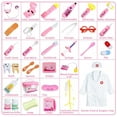 thumbnail image 2 of Doctor Kit for Kids - Pretend Play Educational Doctor Toys, Medical Kit with Stethoscope, Doctor Playset for Dentist Doctor, Role Play Toys for 3 4 5 6 7 8 Years Old Girls & Boys Toddler Gifts(Pink), 2 of 8