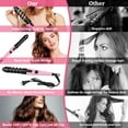 thumbnail image 4 of Hair Curler Hair Curling Wand Spiral Curl, Professional Hair Roller-Anti-Tangle Rotating Curling Wand For Hair Styling, Curling Rod Curling Artifact With Inner Buckle, 4 of 9