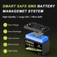 thumbnail image 6 of ‎GreenOE 12V 100Ah LiFePO4 Battery Group 31 with Built-in 100A BMS, 15000 Deep Cycles Rechargeable Lithium Battery Prefect for Solar System, Rvs, Marine, Vans, Trailer,Trolling Motor, Backup, 1 Pack, 6 of 9