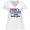AA-White, variant on Inktastic Pink or Blue Nana Loves You Women's Plus Size V-Neck T-Shirt