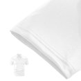 thumbnail image 4 of MIXUE Polo Shirts For Men Summer Solid Color Lapel Button Down Short Sleeve Slim Fashion Comfortable Tee Shirts Outwear,White,S, 4 of 9