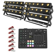 Chauvet DJ EZLink Strip Q6BT ILS Quad-Color (RGBA) LED Linear Wash Light with FREE ILS Command Lighting Controller Package