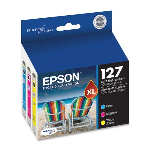 (Open Box) EPSON T127 DURABrite Ultra Genuine Ink Standard Capacity Color Combo Pack
