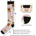 thumbnail image 3 of FREEAMG Strawberry Compression Socks Women Men Long Stocking (20-30mmHg) Travel Knee High Stockings for Athletic Sports,Running,Cycling,Nursing, 3 of 7