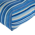 thumbnail image 5 of Greendale Home Fashions Tufted Outdoor 20'' x 20'' Seat Cushion, Sapphire Stripe, 5 of 9