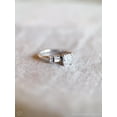 thumbnail image 3 of Silver & Stone Jewels Princess Cut Cubic Zirconia Wedding Women Engagement Ring 14K White Gold Finish, 3 of 6