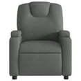 thumbnail image 5 of vidaXL Massage Recliner Chair Dark Grey Fabric, 5 of 5