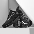 thumbnail image 3 of Men's Air Cushion Running Shoes, Breathable Mesh Athletic Sneakers, Lightweight Lace-Up Footwear with Shock Absorption for Gym, Jogging, and Everyday Wear, 3 of 10