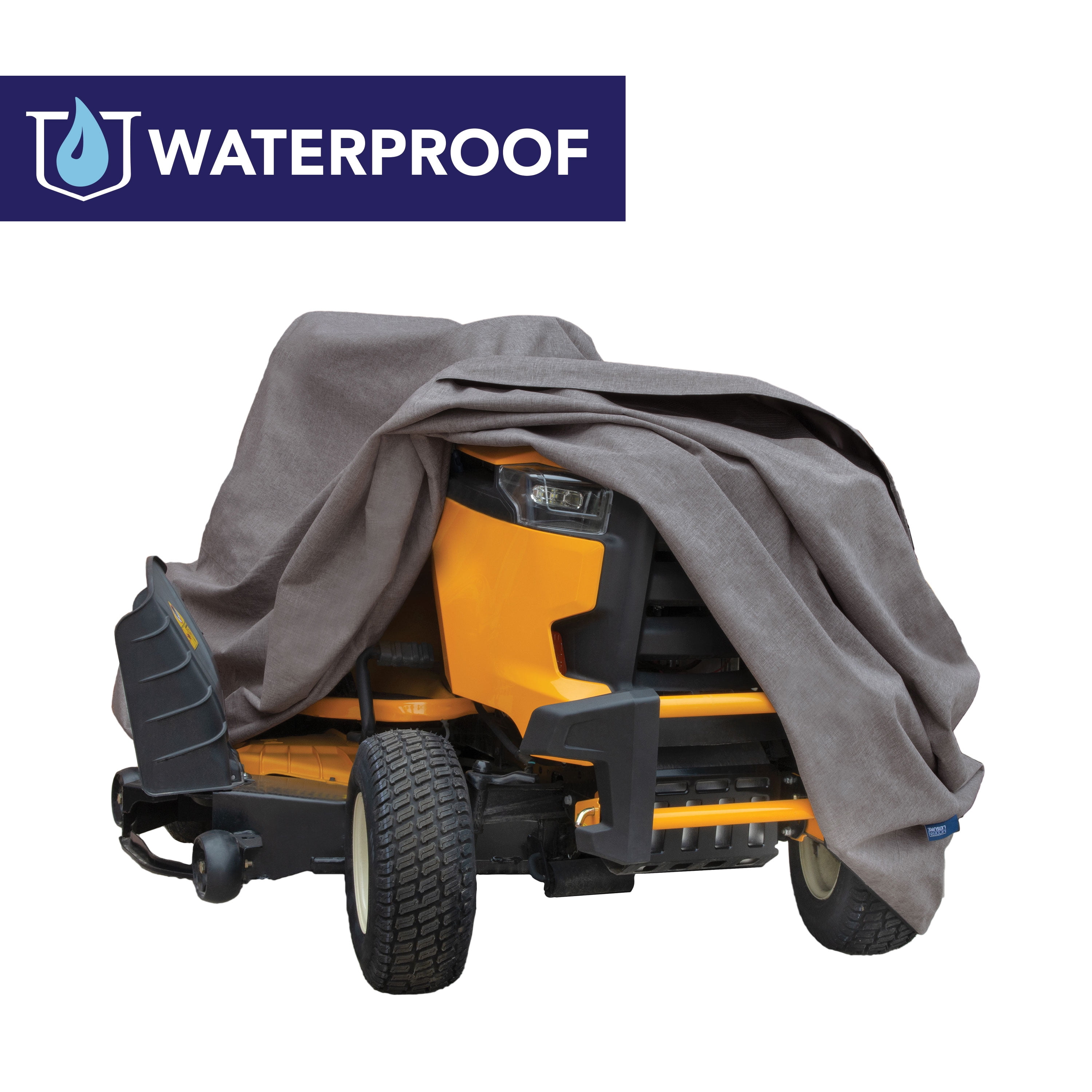 Modern Leisure Garrison Waterproof Zero-Turn & Riding Lawnmower Cover, 82"L x 50"W x 47"H, Gray