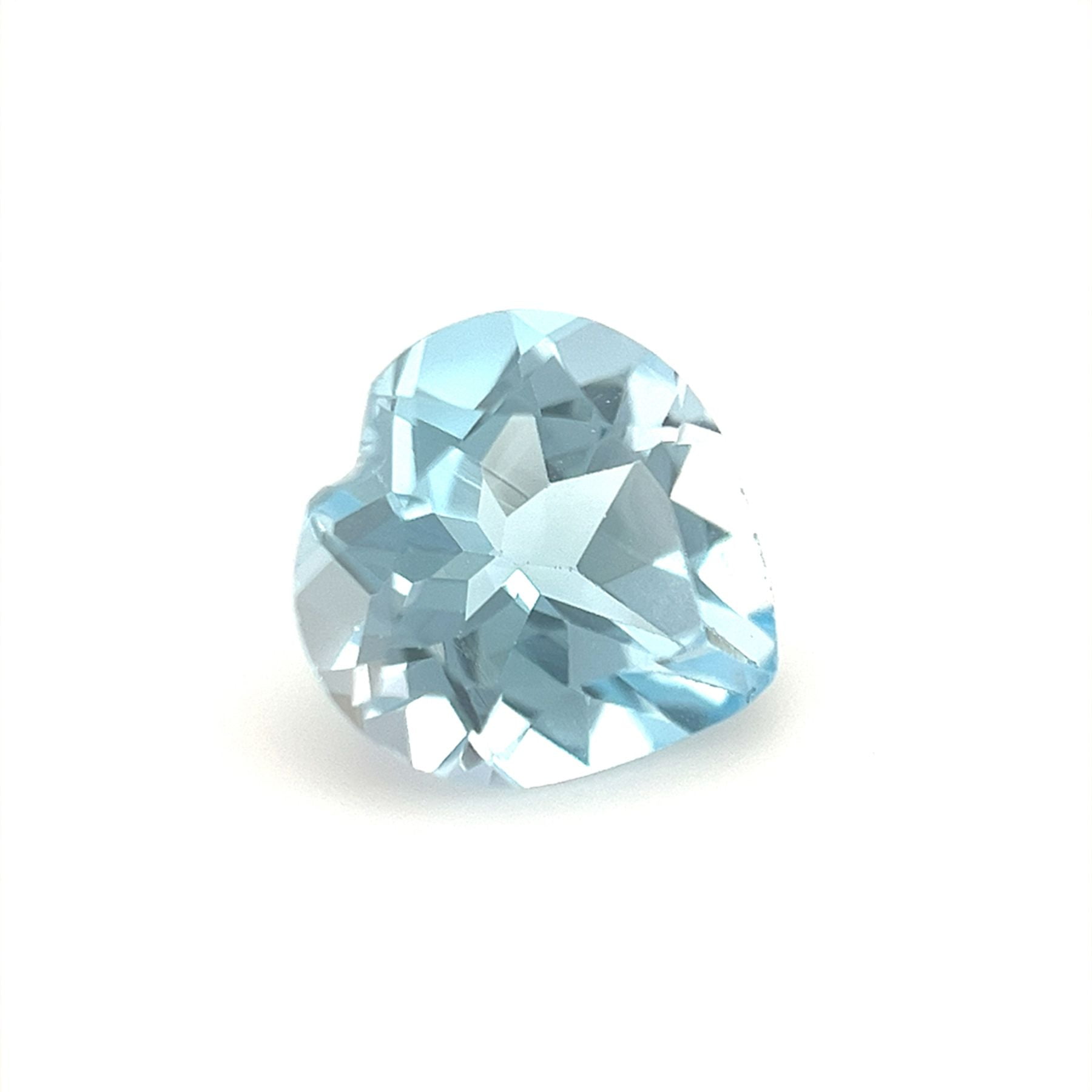 Certified Natural 2.75 Carat Sky Blue Topaz Heart Shape Brilliant Cut 9x9 mm Loose Gemstone December Birthstone