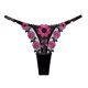 thumbnail image 1 of Tangas de malla con bordado floral, bragas con aros y bloques de color cautivadores, lencería y ropa interior femenina, 1 of 5