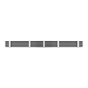BUILDMART - 72 Linear Slot Diffuser - (3 Slot) Triple Slot - White Decorative Aluminum Air Vent - Heating and Cooling Modern AC Vent Cover for Ceiling, Walls & Floors - Texas Buildmart