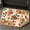 B, variant on XaaKee Outdoor Doormats, Vintage Strawberry Squares Outdoor Mat, Non-Slip Rubber Backing Outdoor Rug For Porch Kitchen, 20x31inch