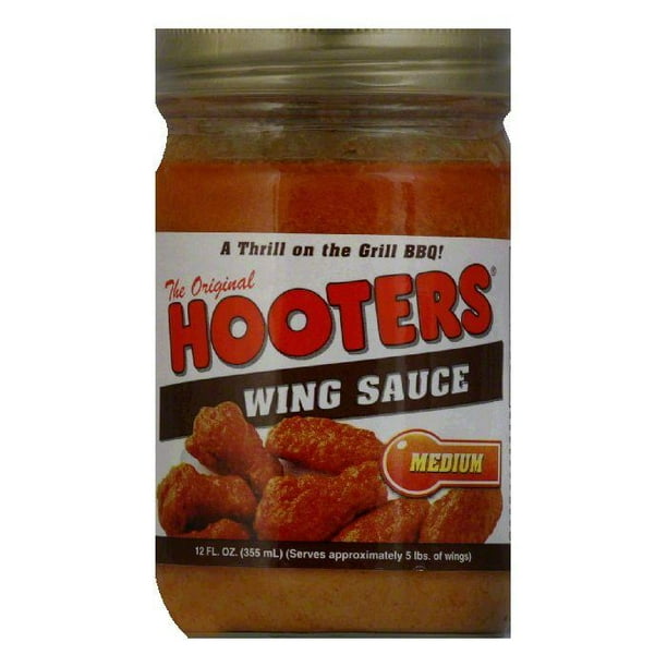 Hooter's Wing Sauce Medium, 12 OZ (Pack of 6)