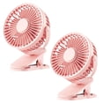 thumbnail image 1 of Mini Ventiladores Portatiles MiniBreezePink 2Pzas 4"Ø Rosa USB 5V 3 Velocidades Ventiladores de Escritorio. VentDepot MXZEP-002, 1 of 2