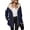 Blue, variant on Giolshon Women's Lightweight Coat Windbreaker Zip Up Long Sleeve Jacket Outdoor Raincoat with Hood