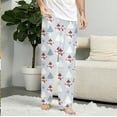 thumbnail image 6 of Christmas Pajama Pants for Women Men Couples Fuzzy Pjs Pants Flannel Plush Pajama Bottom Xmas Costume Sleepwear Matching Pajamas for Christmas Gifts, 6 of 7