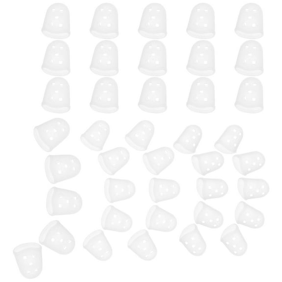 40pcs Guitar Fingertip Protectors Silicone Fingertip Protectors Guitar Practicing Finger Caps