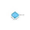 thumbnail image 2 of Uxcell Mosaic Tiles Glass Tiles 1 x 1cm for DIY Crafts, 50Pack(50g,Fluorescent Blue), 2 of 6