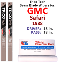 1988 GMC Safari Beam Blade Wipers (Set of 2)