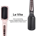 thumbnail image 3 of L'ange Hair Cepillo Alisador de Pelo Le Vite | Cepillo Alisador de Pelo con Calor, Plancha, Color Negro, 3 of 6