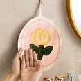 thumbnail image 1 of TIMIFIS Hand Towels Adorably Crafted Floral Inspired Super Absorbent Hand Towel for Kitchen and Bathroom Use Complete with A Convenient Hanging Loop Kitchen Gadgets, 1 of 6