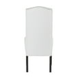 thumbnail image 6 of BTMWAY Dining Chairs Set of 2, PU Leather Leisure Chairs with Solid Wood Legs and Nailed Trim, Classic High Back Dining Chair Tufted Padded Dining Seating for Dining Room Kitchen Living Room, White, 6 of 12