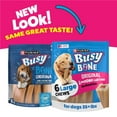 thumbnail image 3 of Purina Busy Bone 30-70+ lbs Dog Treats Original Pork, Long-Lasting Chews, 21 oz Pouch (6 Count), 3 of 13