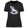 thumbnail image 1 of Roller Skate With Wings  T-Shirt Women -Image by Shutterstock, Female 3X-Large, 1 of 2