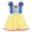 A# Navy Princess, variant on HWJAD 1 Piece Princess Dress for Toddler Girls Puff Short Sleeve Birthday Party Dresses for 2-7Y Kids Girl