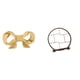 thumbnail image 1 of Tirador De Latón Con Forma De Lazo Para Cajones De Cocina Y Armarios, Con Soporte De Madera. Organizador Decorativo Para El Hogar. Estante Antiguo Para Armarios De Baño Y Oficina., 1 of 8
