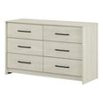 thumbnail image 2 of South Shore Londen 6-Drawer Dresser for Adult, in Winter Oak, 2 of 12