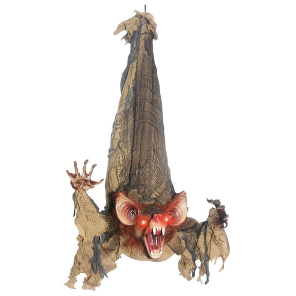 Hanging Slashing Bat Animated Prop