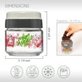 thumbnail image 2 of Crystalia Stainless Steel Cheese Grater with Lead-Free Glass Storage Container, Small Food Processor for Parmesan, Garlic, Onion, Vegetables, Dishwasher Safe (Gray), 2 of 7