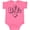 Hot Pink, variant on Inktastic BFFs- best friends forever heart Boys or Girls Baby Bodysuit